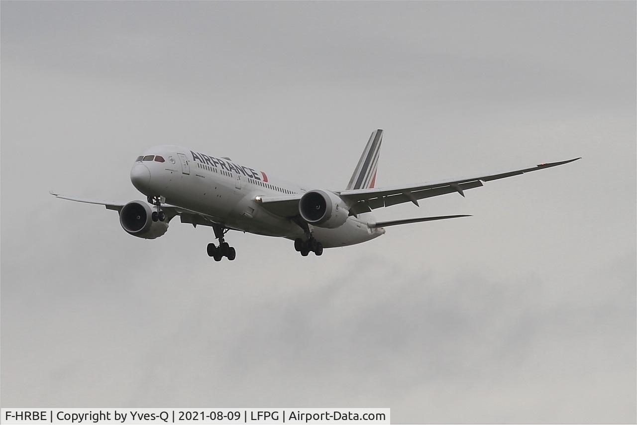 F-HRBE, 2017 Boeing 787-9 Dreamliner Dreamliner C/N 38772, Boeing 787-9 Dreamliner, Short approach rwy 26L, Roissy Charles De Gaulle airport (LFPG-CDG)