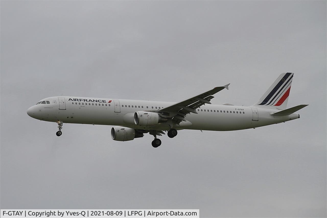 F-GTAY, 2010 Airbus A321-212 C/N 4251, Airbus A321-212, On final Rwy 26L, Roissy Charles De Gaulle Airport (LFPG-CDG)