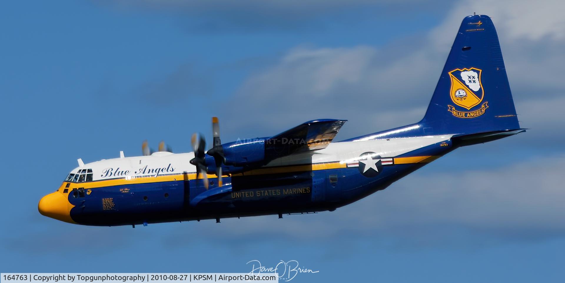 164763, 1992 Lockheed C-130T Hercules C/N 382-5258, Bert diving for the deck