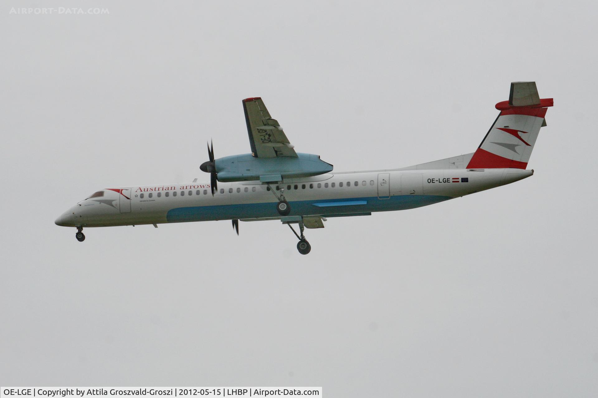 OE-LGE, 2001 De Havilland Canada DHC-8-402Q Dash 8 C/N 4042, LHBP - Budapest Airport-Ferihegy I. Hungary