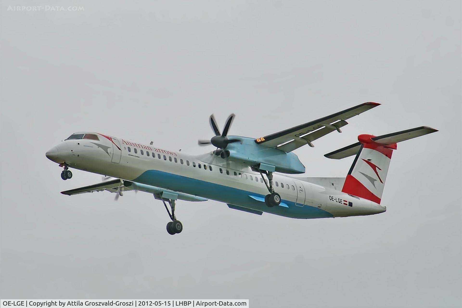 OE-LGE, 2001 De Havilland Canada DHC-8-402Q Dash 8 C/N 4042, LHBP - Budapest Airport-Ferihegy I. Hungary