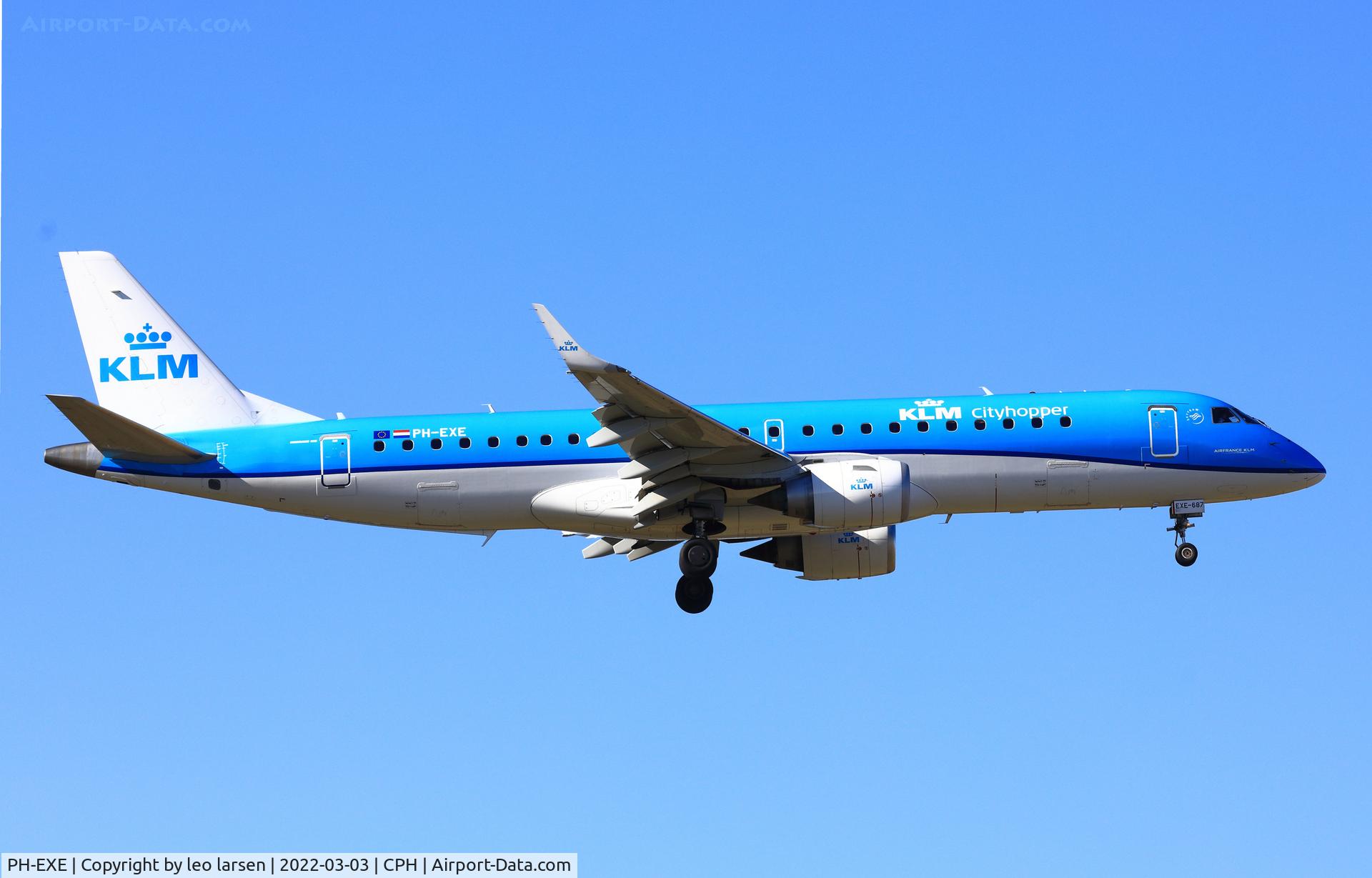 PH-EXE, 2015 Embraer 190STD (ERJ-190-100) C/N 19000687, Copenhagen 3.3.2022