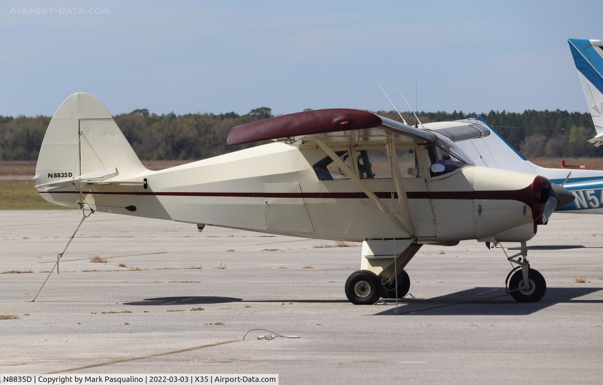 N8835D, 1958 Piper PA-22-160 Tri Pacer C/N 22-6005, Piper PA-22-160