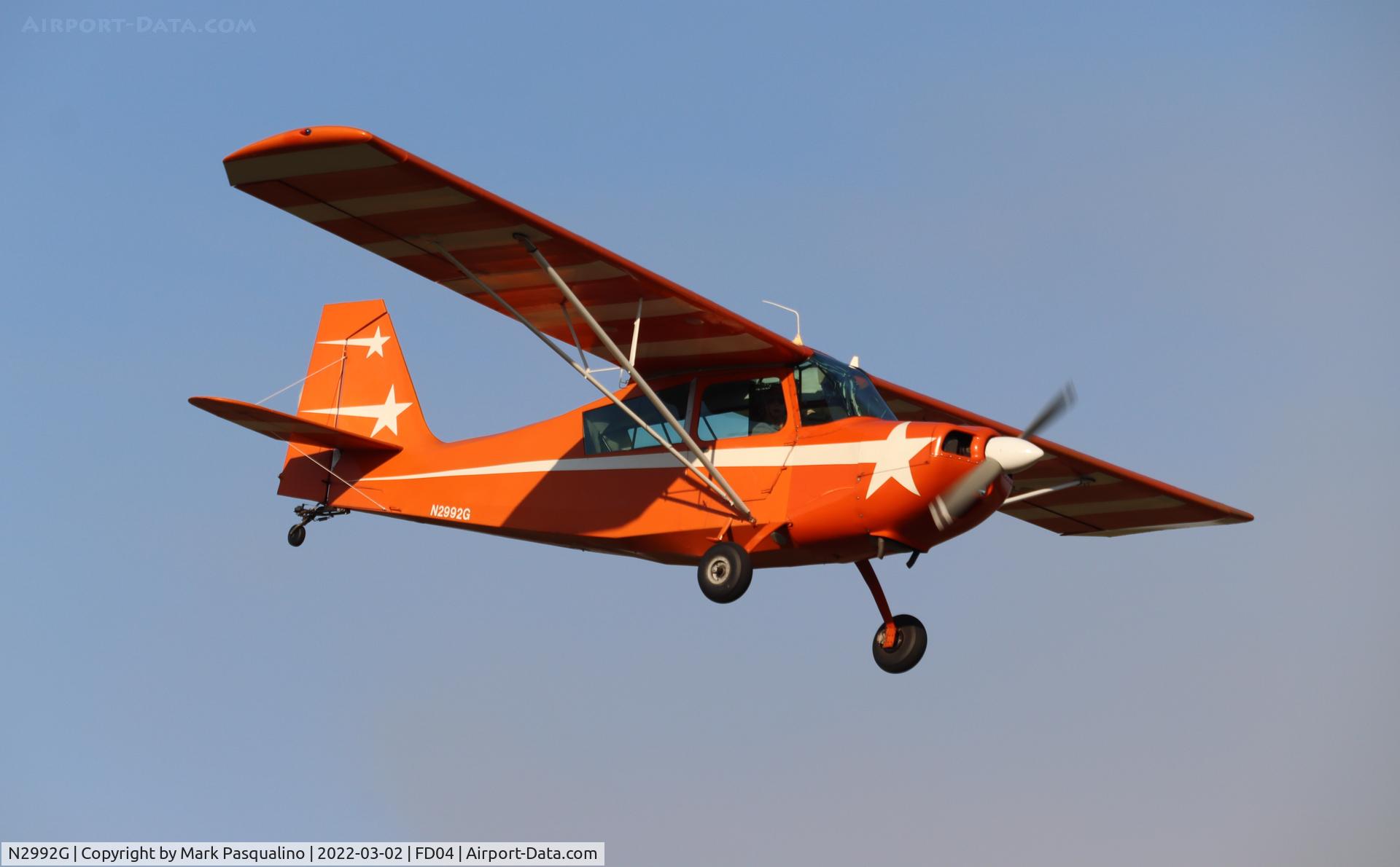 N2992G, 1967 Champion 7KCAB C/N 68, Champion 7KCAB