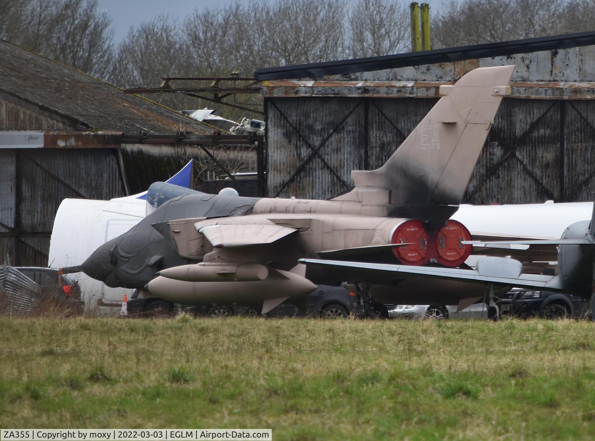 ZA355, 1980 Panavia Tornado GR.1 C/N 032/BS008/3016, Panavia Tornado GR.1 used by film company Shoot Aviation at White Waltham.