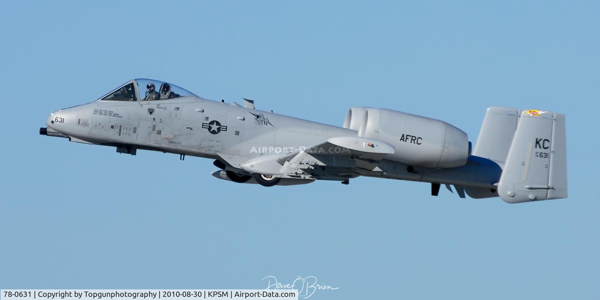 78-0631, 1978 Fairchild Republic A-10C Thunderbolt II C/N A10-0251, HOG22 off to Whiteman AFB