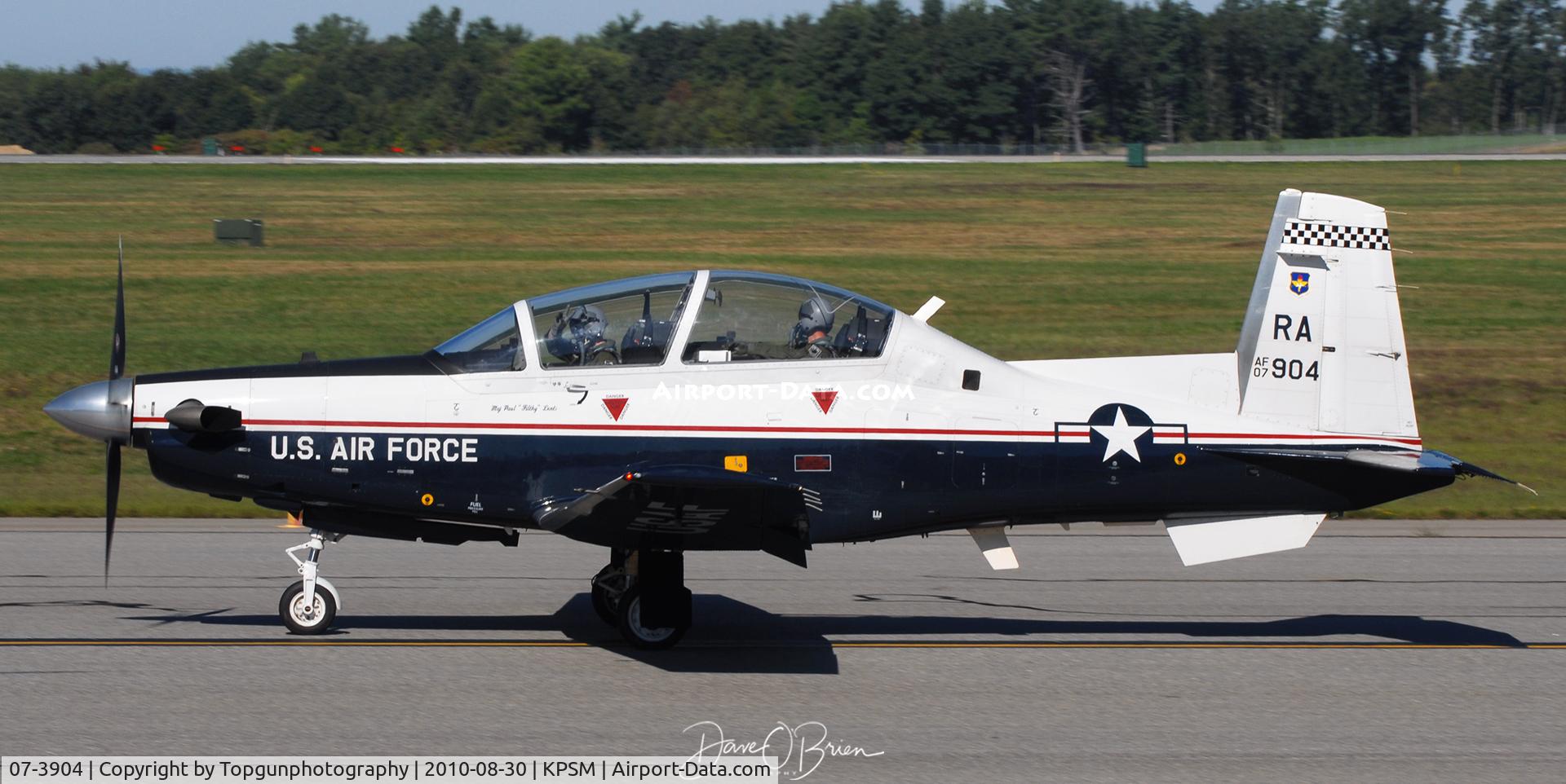 07-3904, 2007 Raytheon T-6A Texan II C/N PT-463, Back to Randolph AFB