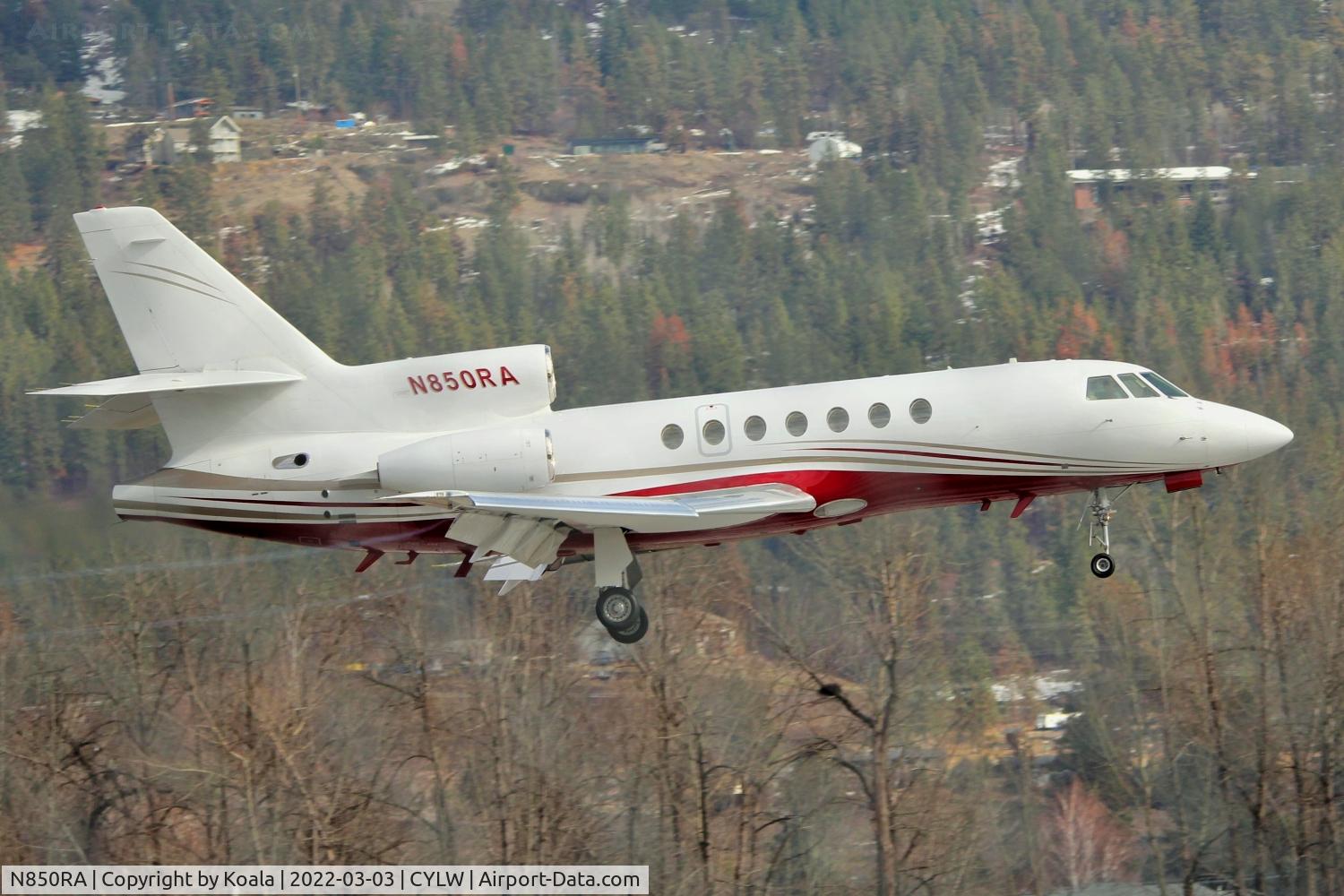 N850RA, 1988 Dassault Falcon 50 C/N 189, Beautiful old lady, arrival from Denver APA.