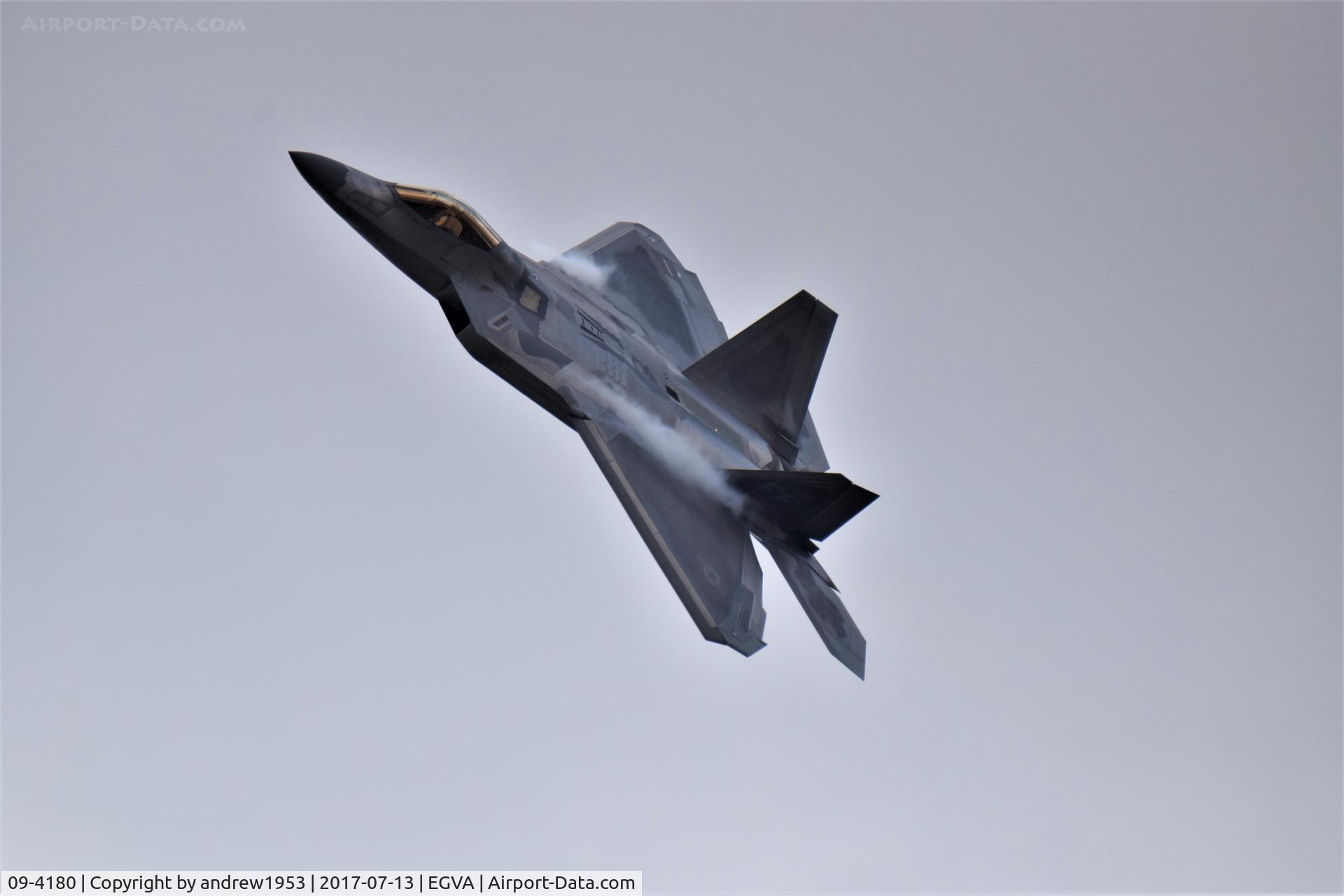 09-4180, Lockheed Martin F-22A Raptor C/N 4180, 09-4180 at RAF Fairford.