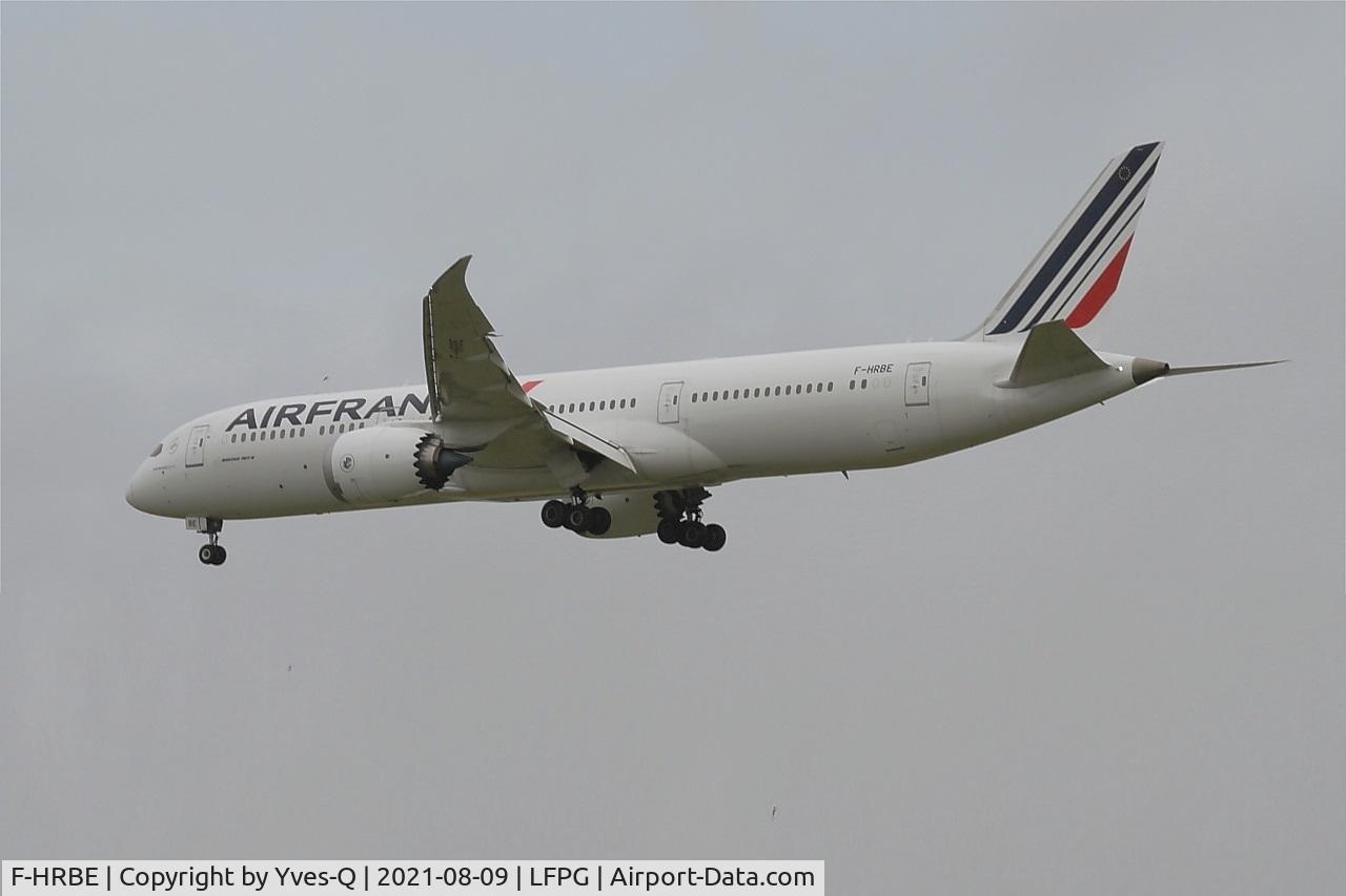 F-HRBE, 2017 Boeing 787-9 Dreamliner Dreamliner C/N 38772, Boeing 787-9 Dreamliner, On final rwy 26L, Roissy Charles De Gaulle airport (LFPG-CDG)