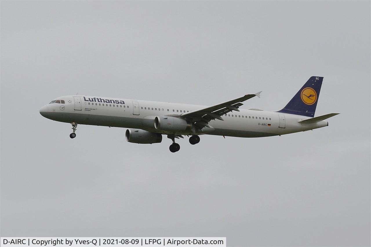 D-AIRC, 1994 Airbus A321-131 C/N 0473, Airbus A321-131, On final rwy 26L, Roissy Charles De Gaulle airport (LFPG-CDG)