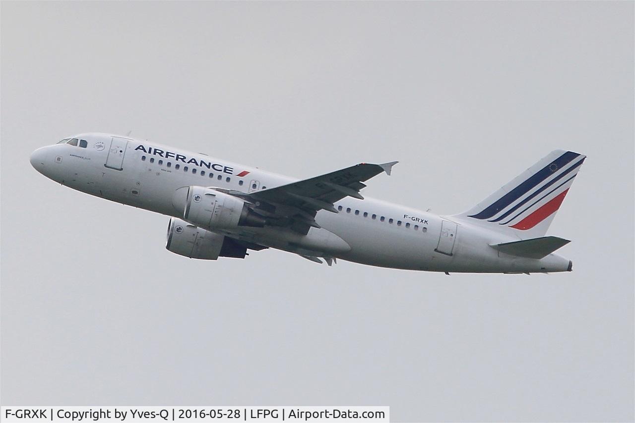 F-GRXK, 2006 Airbus A319-115LR C/N 2716, Airbus A319-115LR, Climbing from rwy 08L, Roissy Charles De Gaulle Airport (LFPG-CDG)