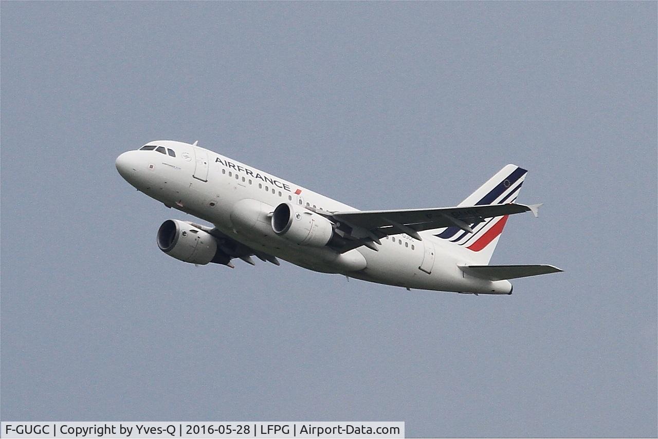 F-GUGC, 2002 Airbus A318-111 C/N 2071, Airbus A318-111, Climbing from rwy 08L, Roissy Charles De Gaulle airport (LFPG-CDG)