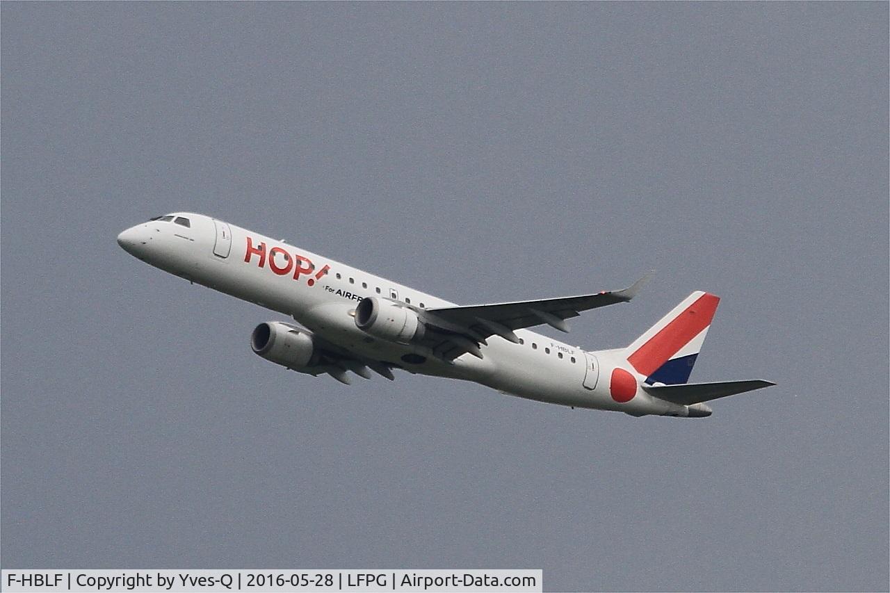 F-HBLF, 2008 Embraer 190AR (ERJ-190-100IGW) C/N 19000158, Embraer ERJ-190-100, Climbing from rwy 08L, Roissy Charles De Gaulle airport (LFPG-CDG)