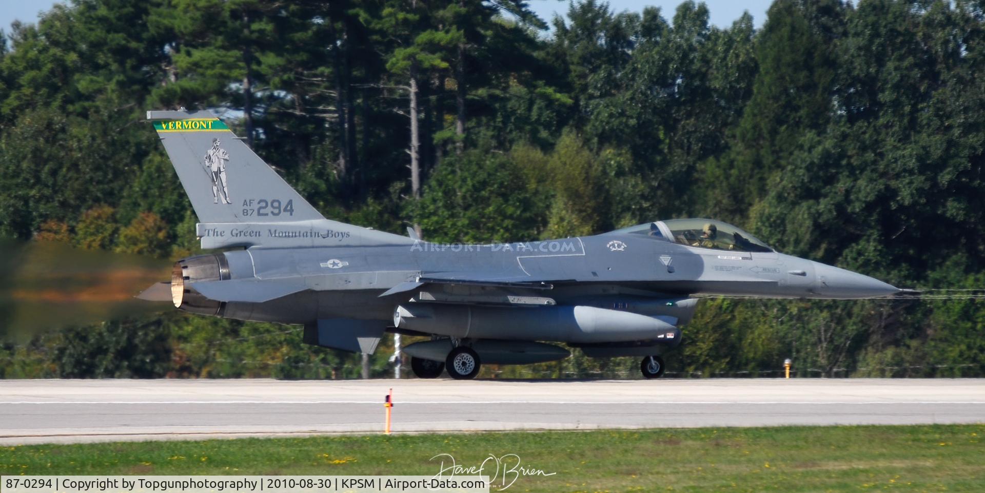 87-0294, 1987 General Dynamics F-16C Fighting Falcon C/N 5C-555, MAPLE flight launching