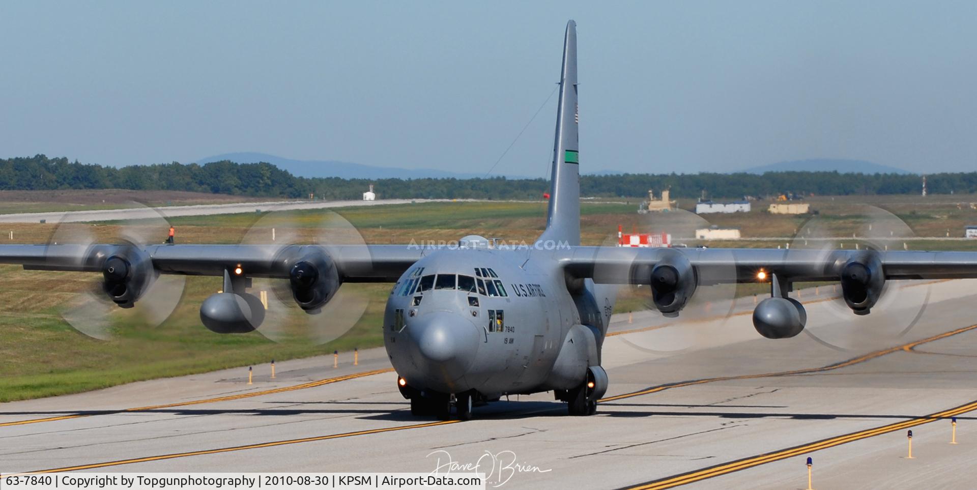 63-7840, 1963 Lockheed C-130E Hercules C/N 382-3910, ROCK42 heading back AR