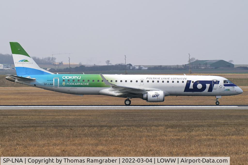 SP-LNA, 2011 Embraer 195LR (ERJ-190-200LR) C/N 19000415, LOT - Polish Airlines Embraer 195 