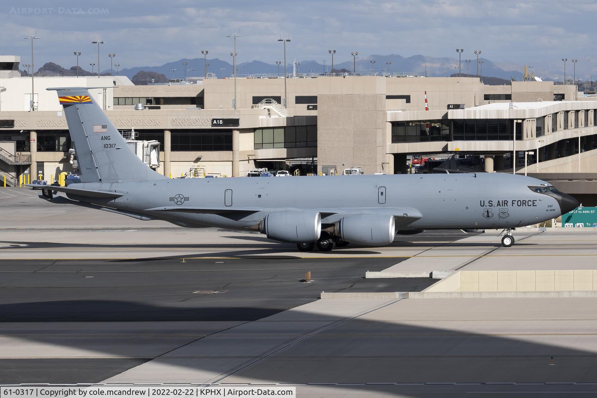 61-0317, 1961 Boeing KC-135R Stratotanker C/N 18224, RCH193