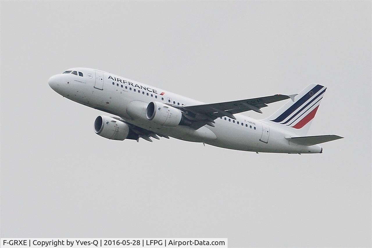 F-GRXE, 2002 Airbus A319-111 C/N 1733, Airbus A319-111, Climbing from rwy 08L, Roissy Charles De Gaulle Airport (LFPG-CDG)