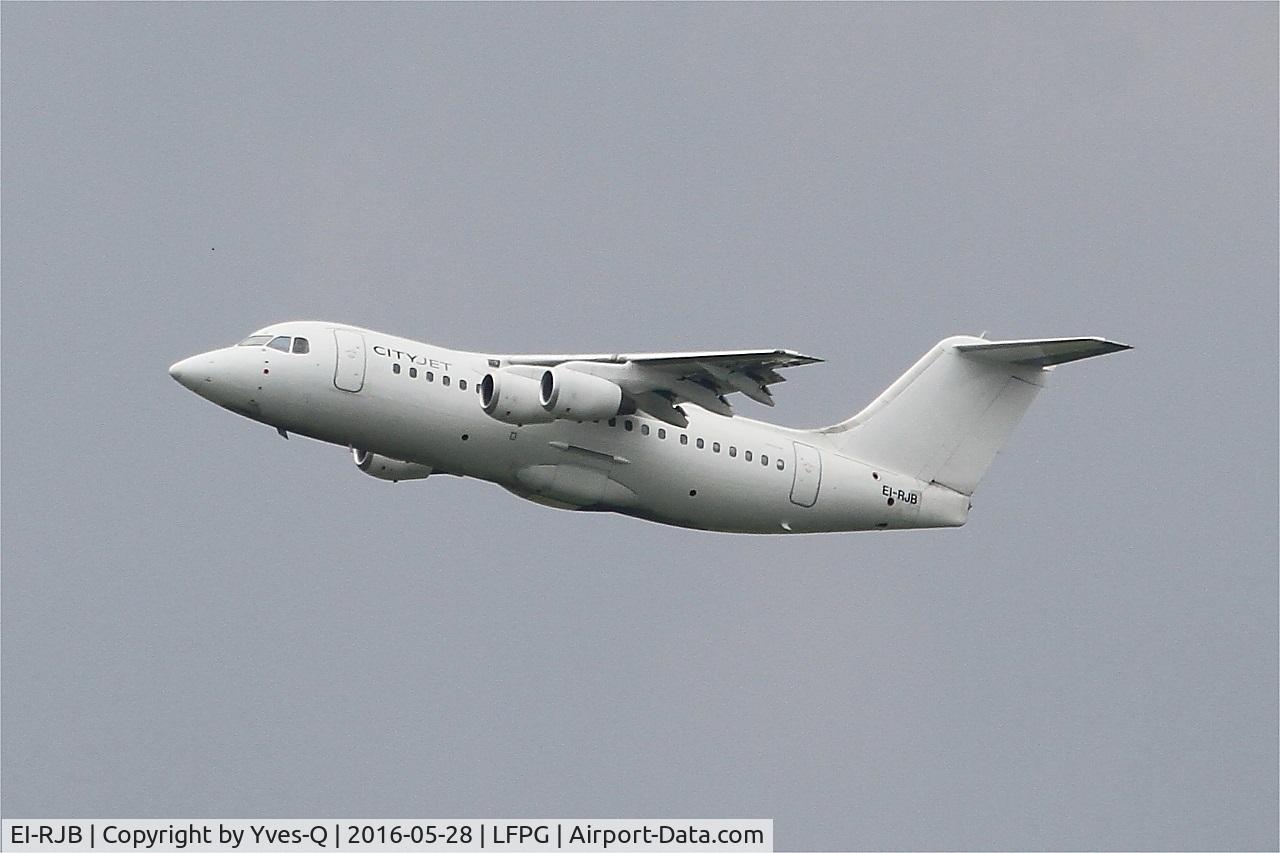 EI-RJB, 1998 British Aerospace Avro 146-RJ85 C/N E.2330, British Aerospace RJ85, Climbing from rwy 08L, Roissy Charles De Gaulle airport (LFPG-CDG)
