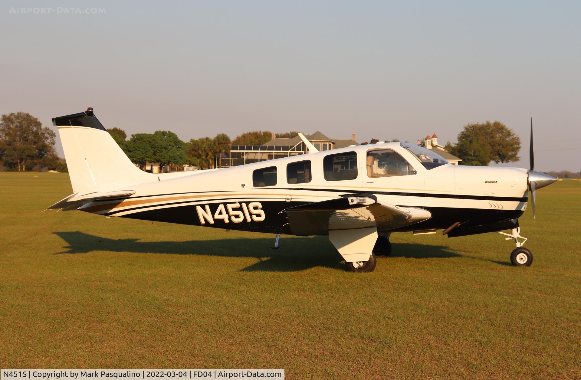 N451S, 1977 Beech A36 Bonanza 36 C/N E1200, Beech A36
