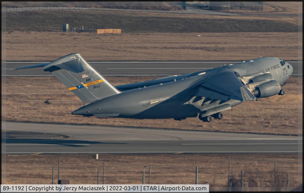89-1192, 1989 McDonnell Douglas C-17A Globemaster III C/N P-6, 89-1192 (The Spirit of Charleston), 1989 McDonnell Douglas C-17A Globemaster