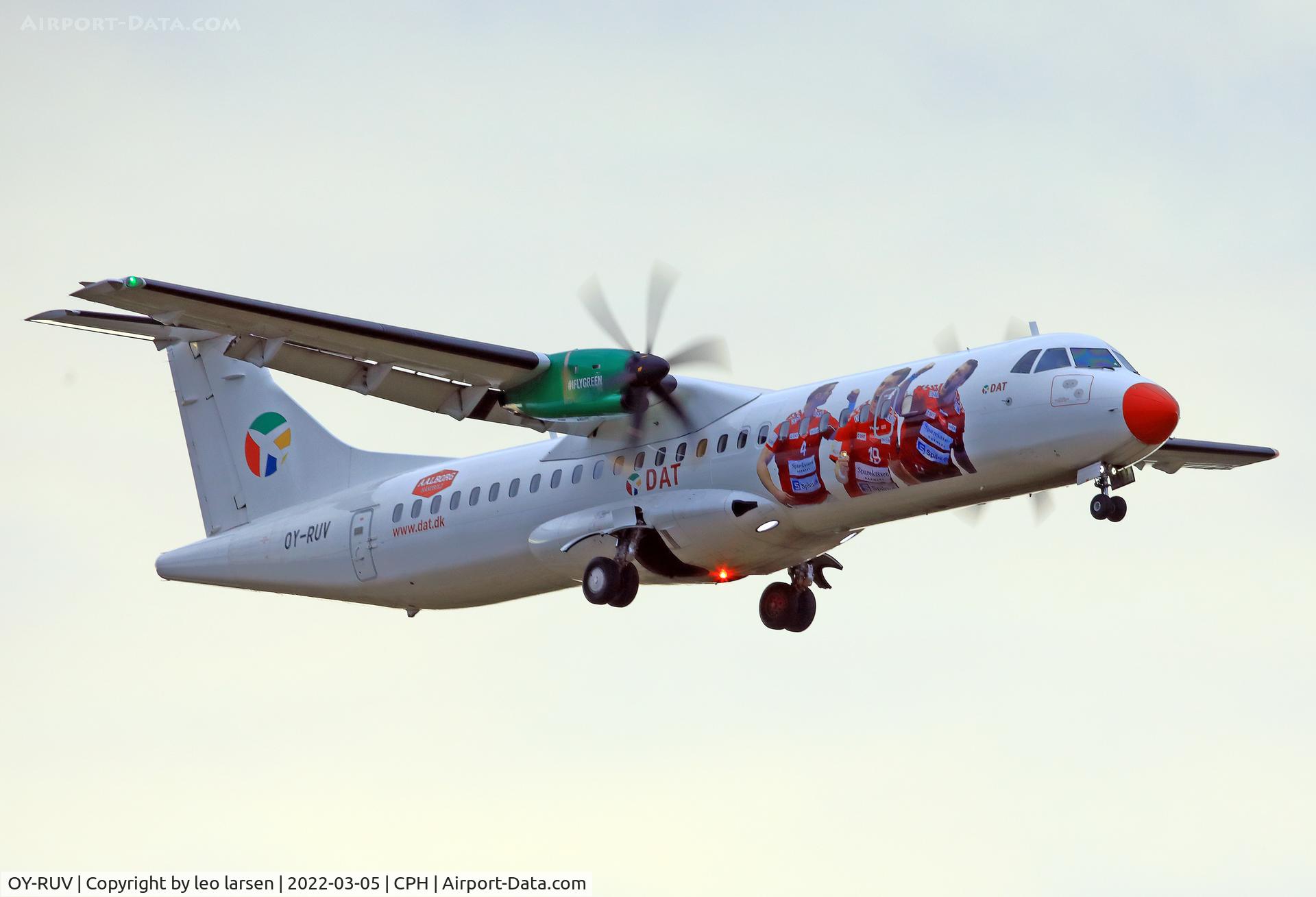 OY-RUV, 2018 ATR 72-600 C/N 1527, Copenhagen 5.3.2022