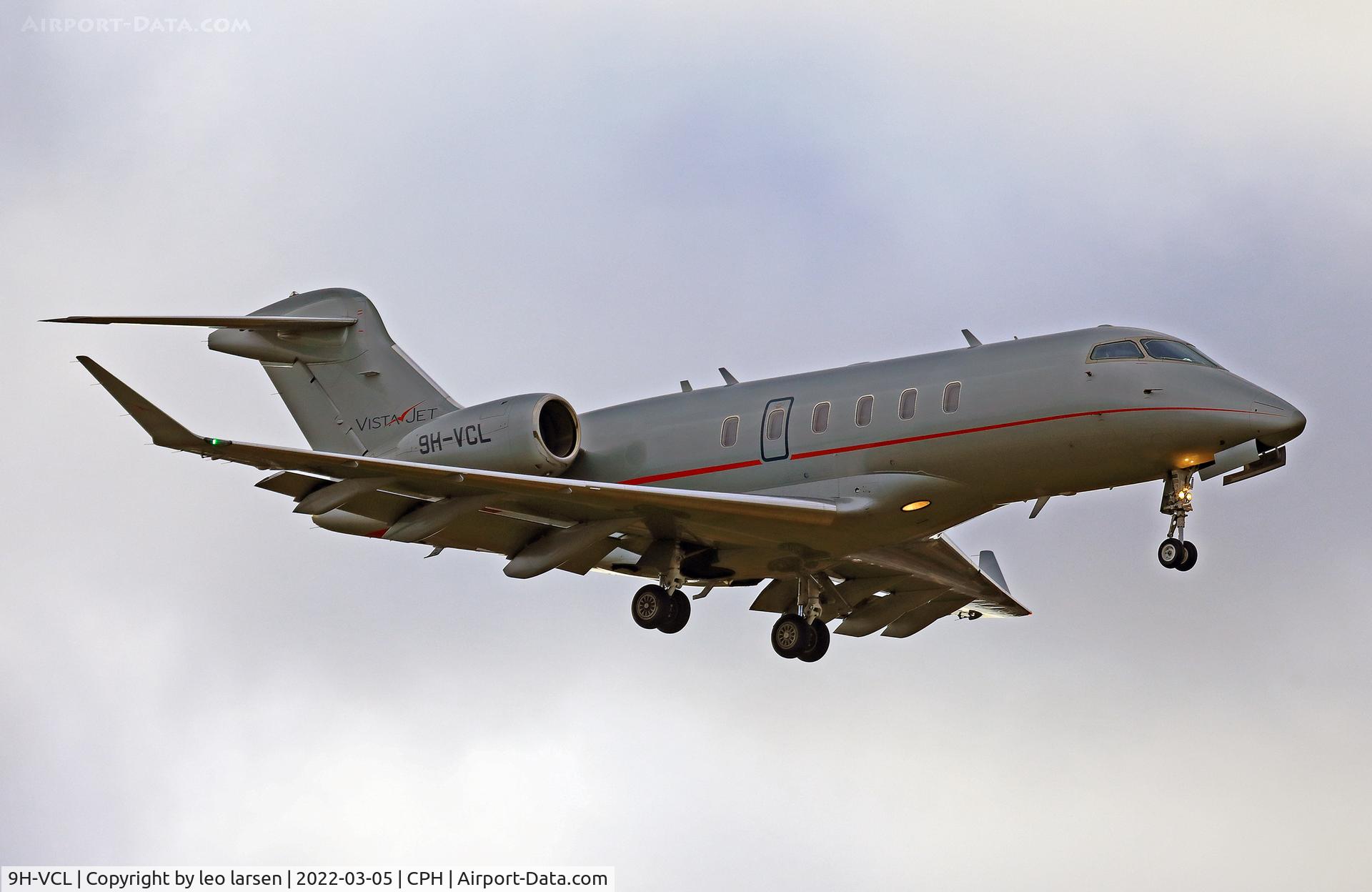 9H-VCL, 2015 Bombardier Challenger 300 (BD-100-1A10) C/N 20606, Copenhagen 5.3.2022