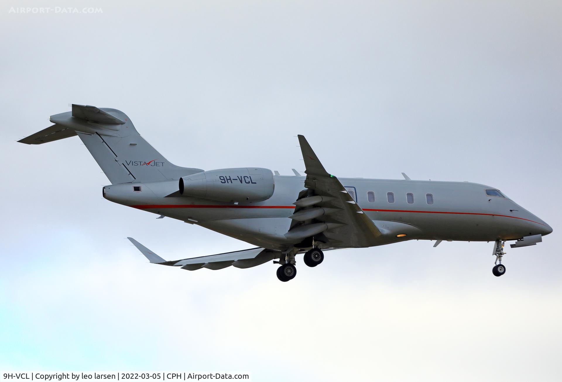 9H-VCL, 2015 Bombardier Challenger 300 (BD-100-1A10) C/N 20606, Copenhagen 5.3.2022