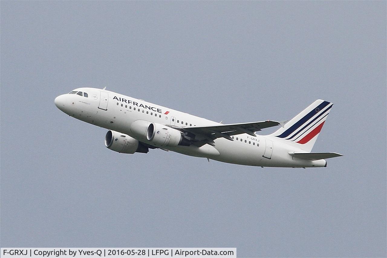 F-GRXJ, 2005 Airbus A319-115LR C/N 2456, Airbus A319-115LR, Climbing from rwy 08L, Roissy Charles De Gaulle airport (LFPG-CDG)