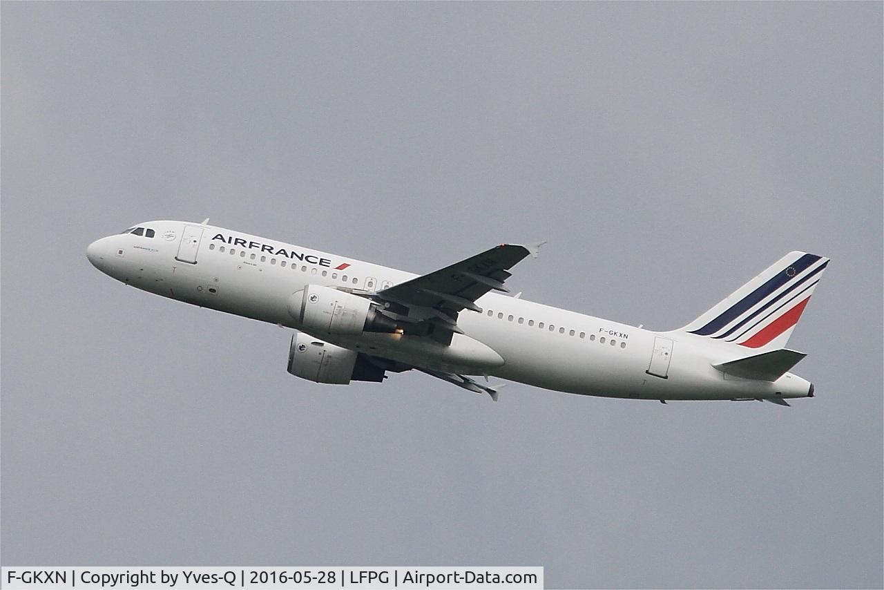 F-GKXN, 2006 Airbus A320-214 C/N 3008, Airbus A320-214, Climbing from rwy 08L, Roissy Charles De Gaulle airport (LFPG-CDG)