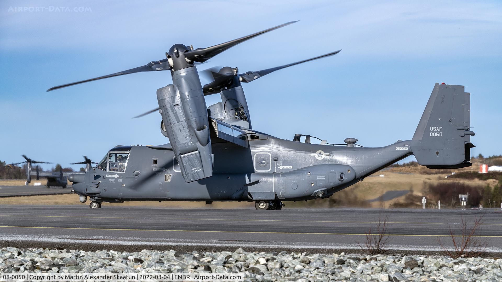 08-0050, 2008 Bell-Boeing CV-22B Osprey C/N D1038, Taxying out for departure.