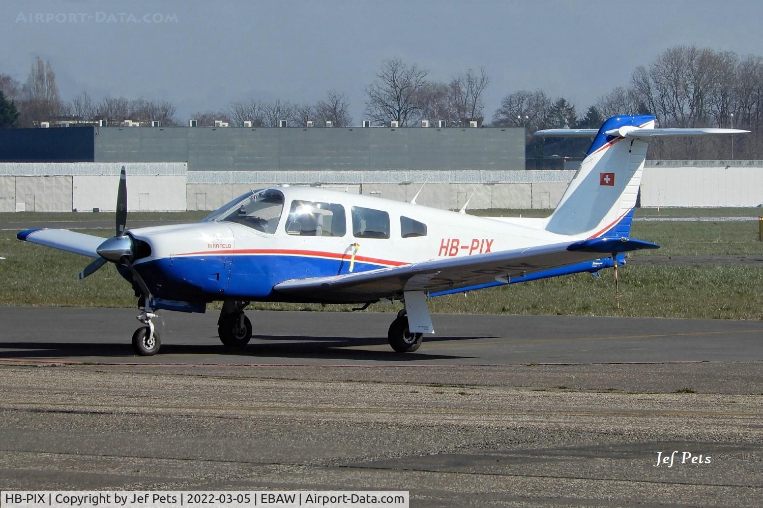 HB-PIX, 1979 Piper PA-28RT-201 Arrow IV C/N 28R-7918100, At Antwerp Airport.