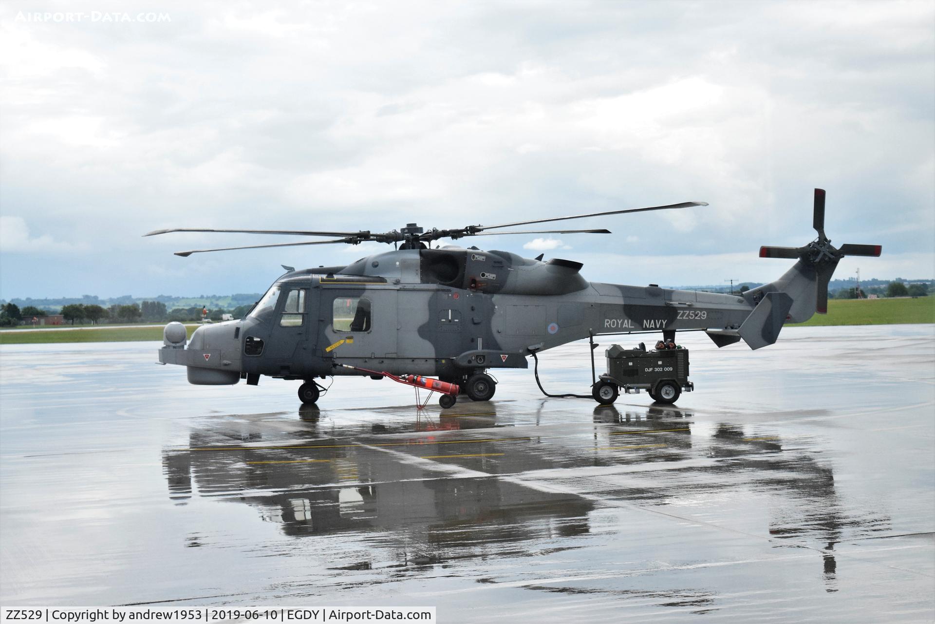 ZZ529, AgustaWestland AW-159 Wildcat HMA.2 C/N 536, ZZ529 at RNAS Yeovilton.