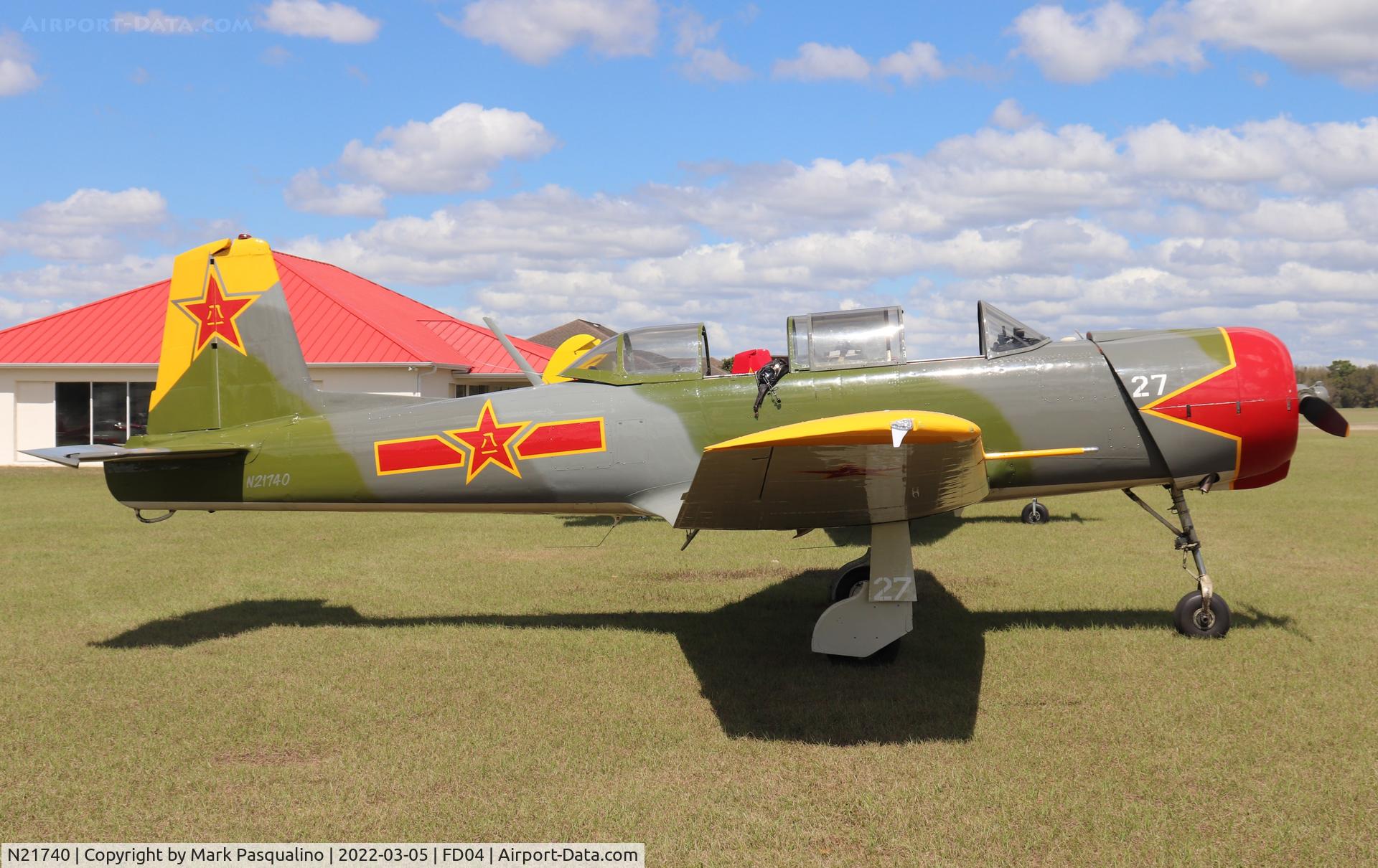 N21740, 1991 Nanchang CJ-6 C/N 3932005, Nanchang CJ6