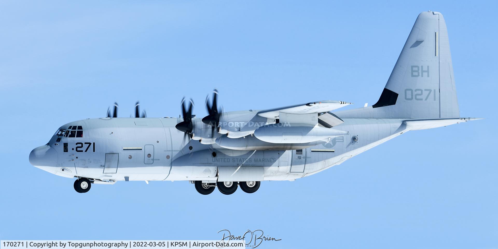 170271, Lockheed Martin KC-130J Hercules C/N 382-5923, VMGR-252 out of MCAS Cherry Point.