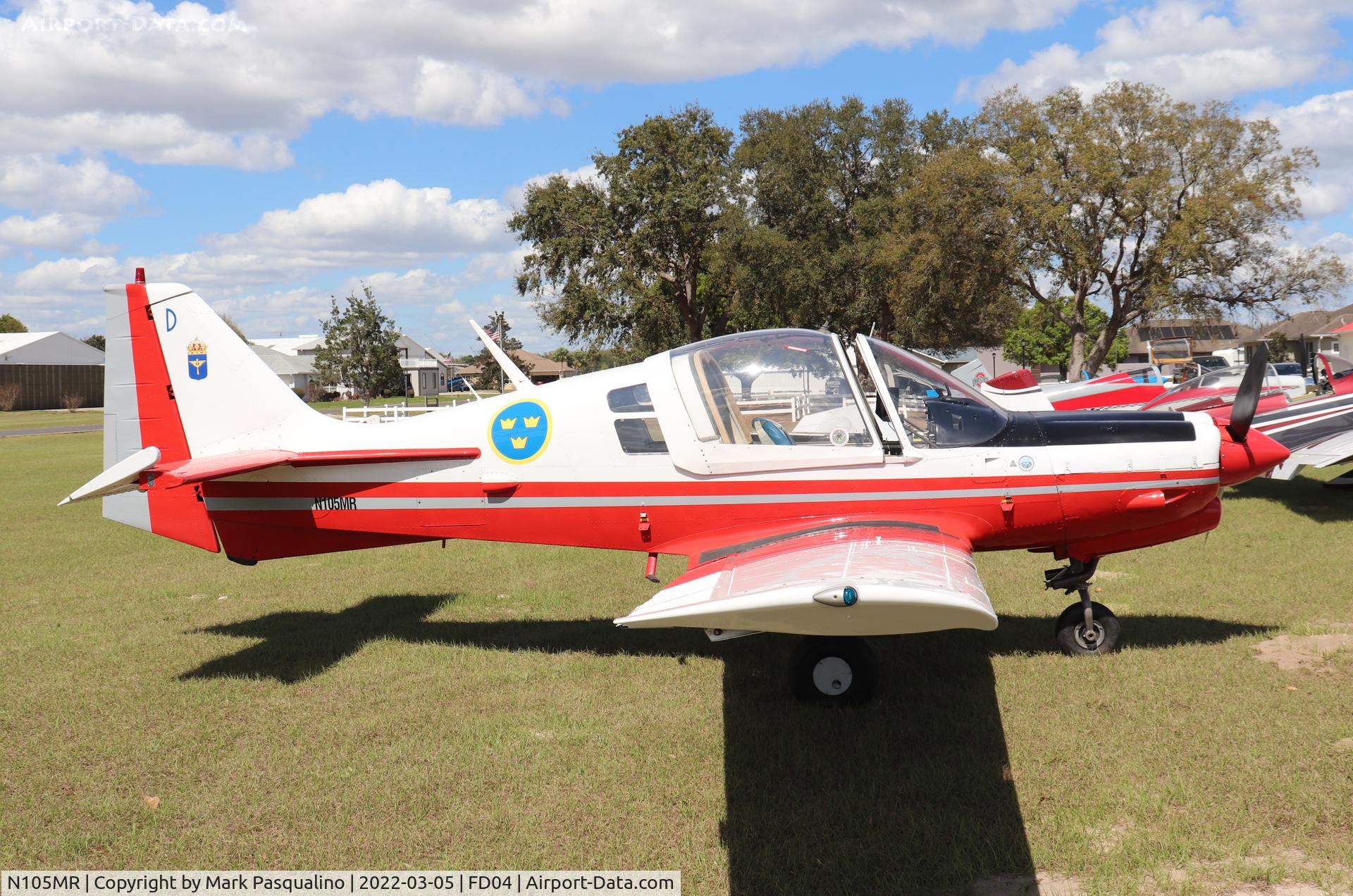 N105MR, 1971 Scottish Aviation Sk.61D Bulldog C/N BH100/138, Scottish Aviation Sk.61D Bulldog