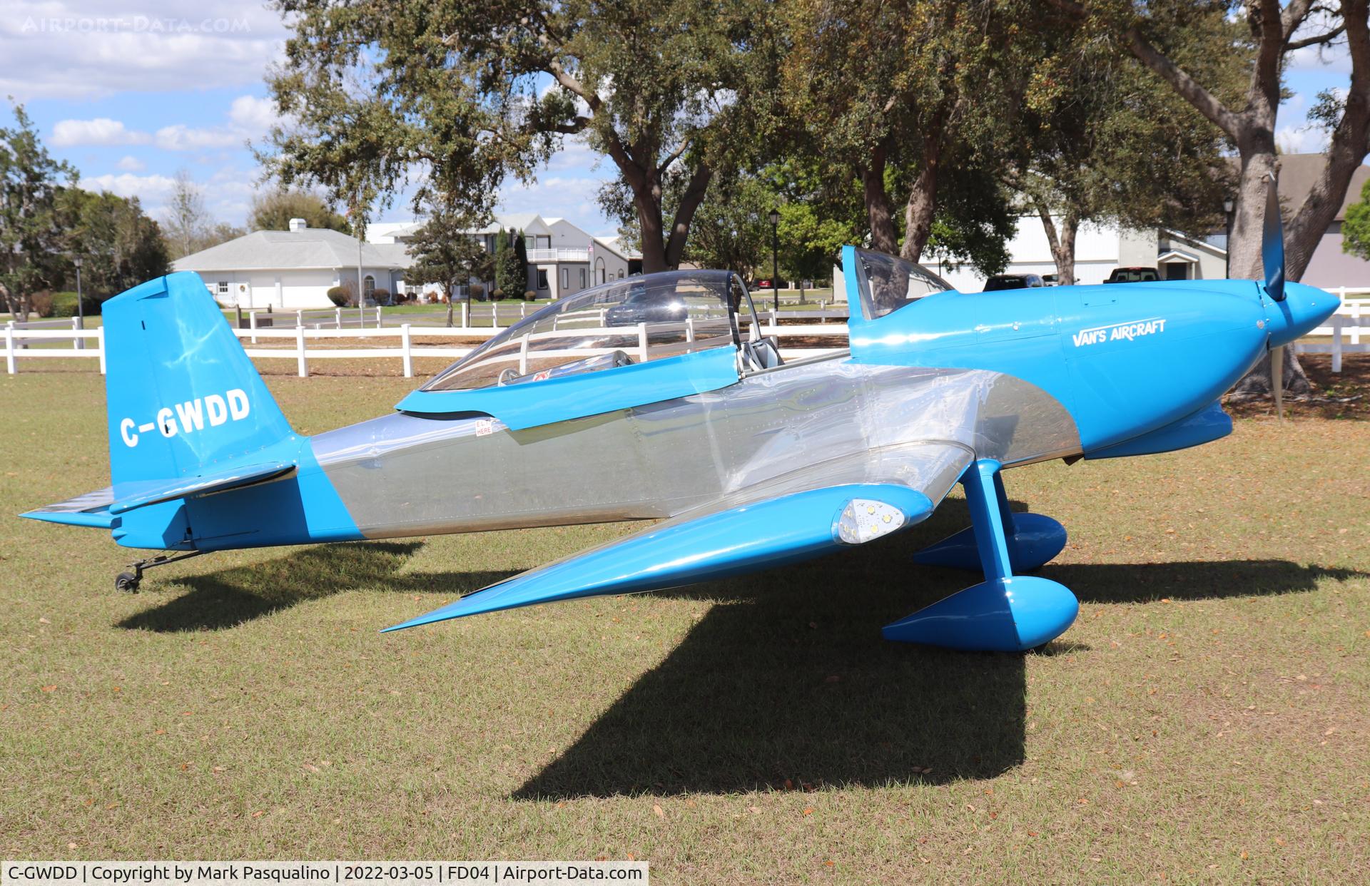 C-GWDD, 2013 Vans RV-8 C/N 82093, Vans RV-8