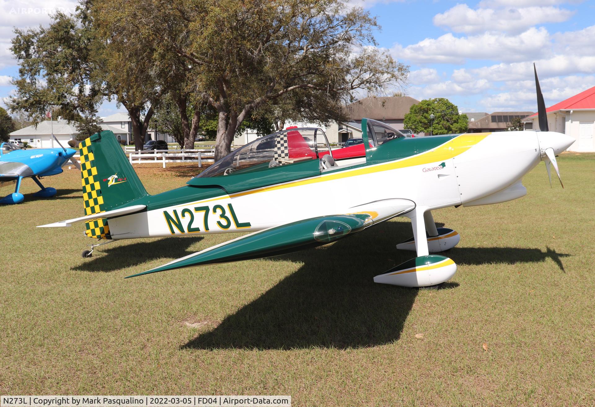 N273L, Vans RV-8 C/N 81666, Vans RV-8