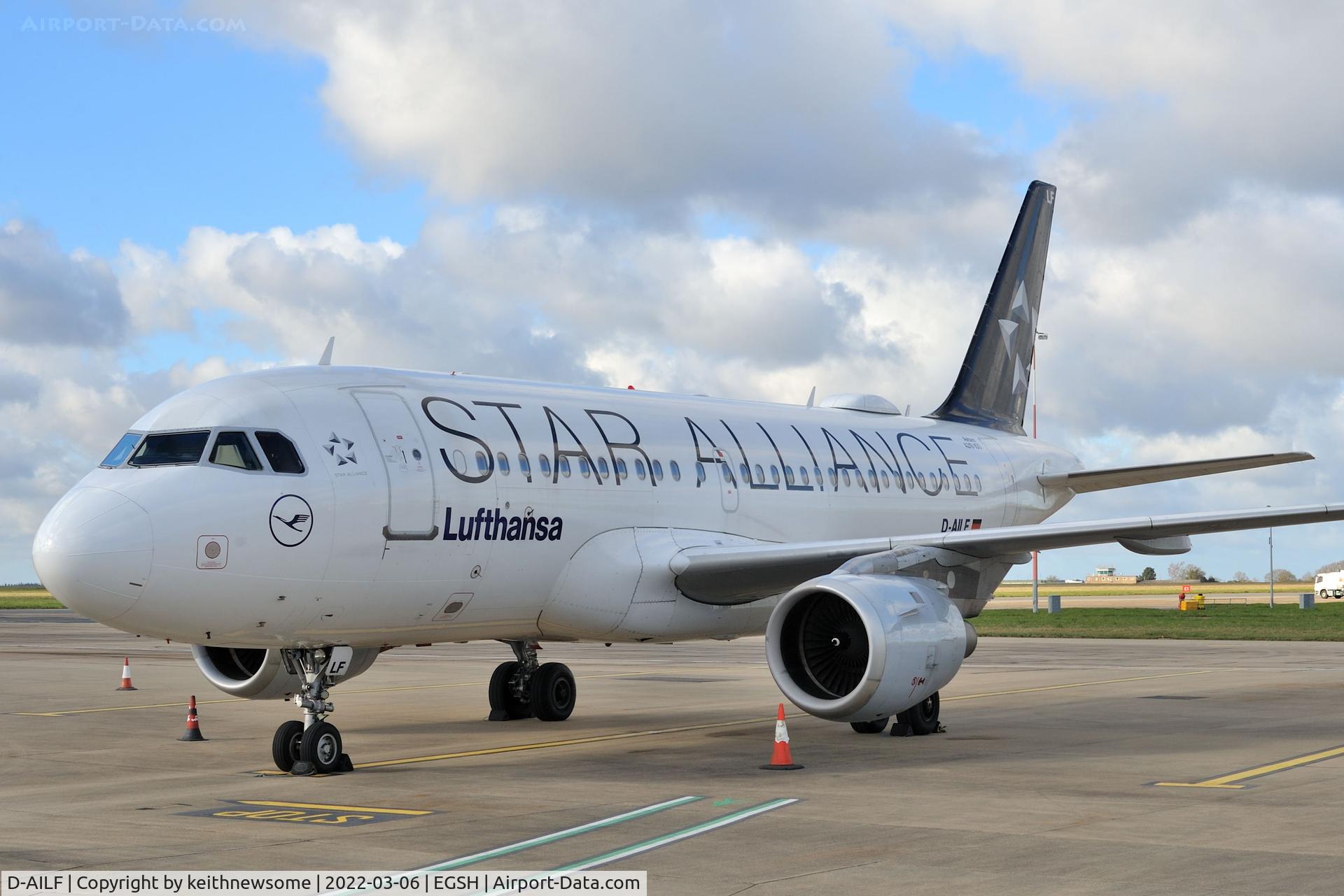 D-AILF, 1996 Airbus A319-114 C/N 636, Awaiting Painting.