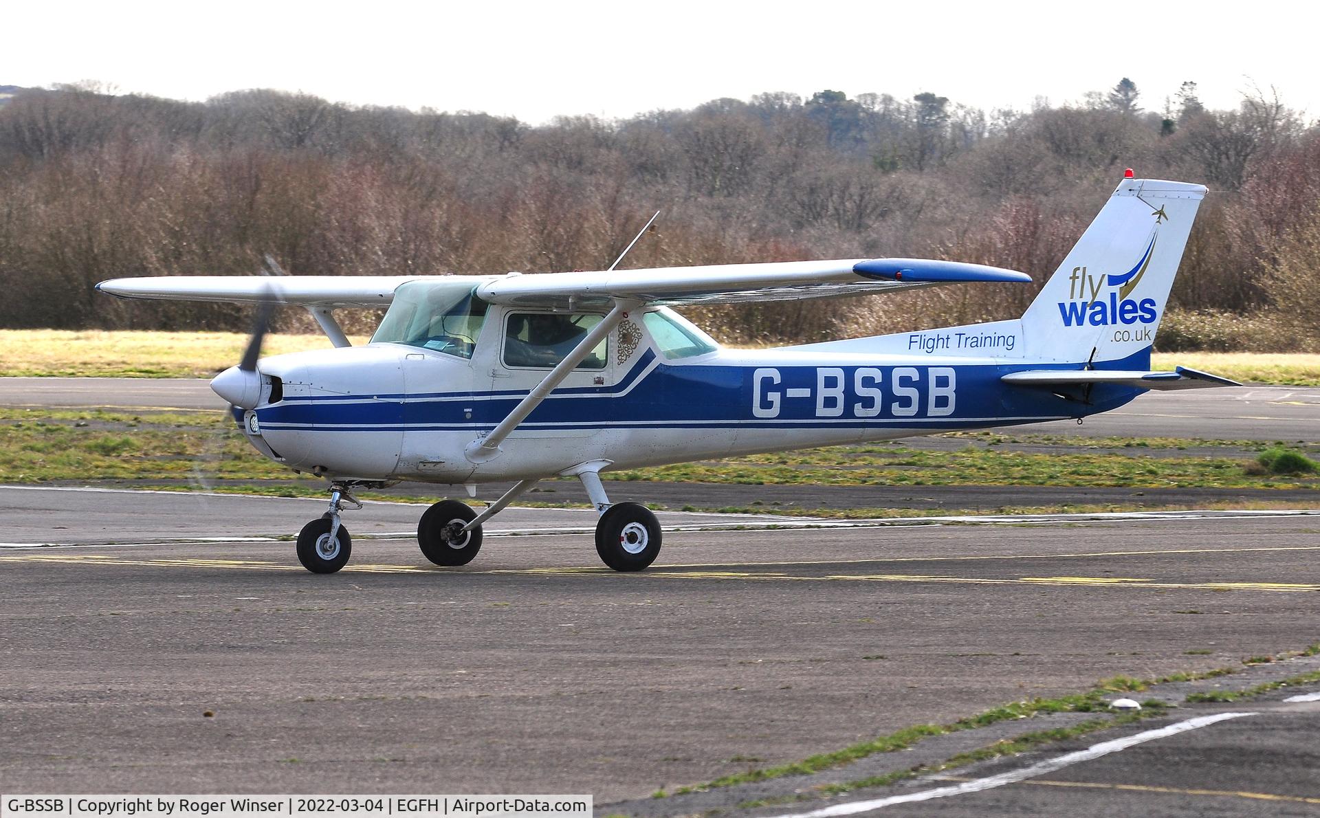 G-BSSB, 1972 Cessna 150L C/N 150-74147, Visiting 150L operated by FlyWales Flight Training.