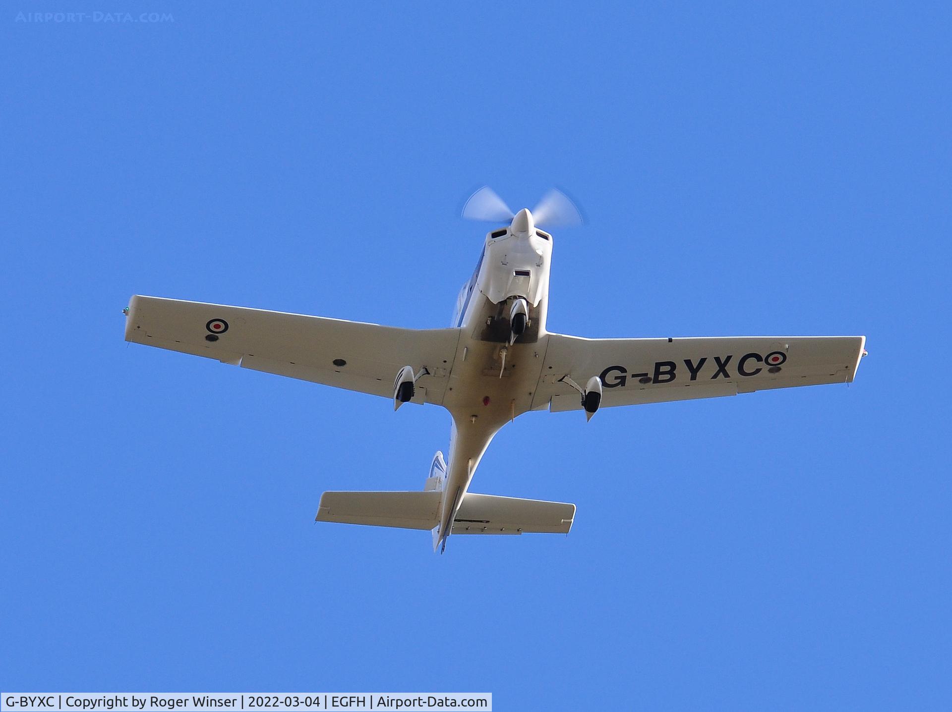 G-BYXC, 2001 Grob G-115E Tutor T1 C/N 82163/E, Overshoot by UWAS aircraft coded XC.