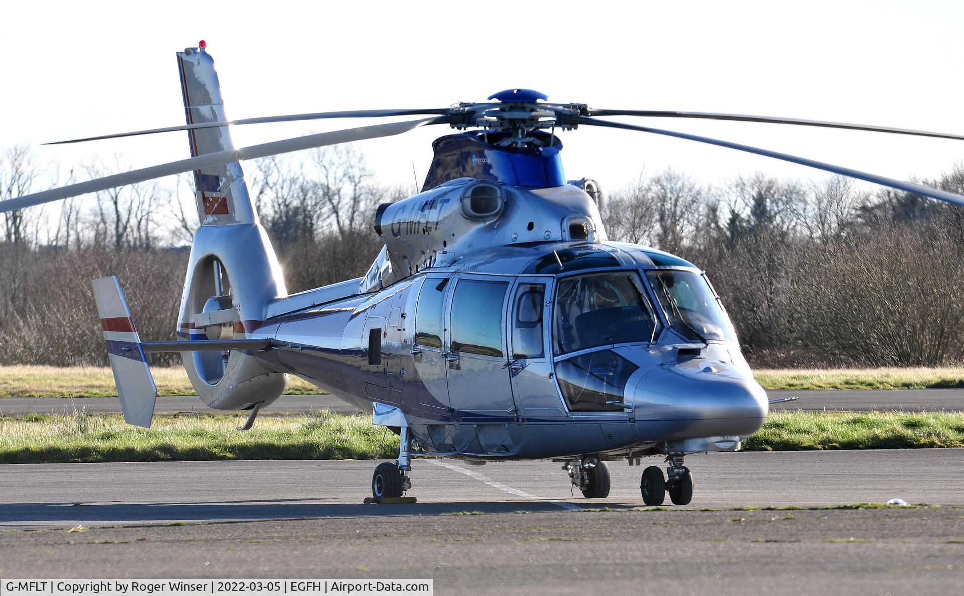 G-MFLT, 2008 Eurocopter AS-365N-2 Dauphin 2 C/N 6806, Visiting helicopter operated by Ven Air.