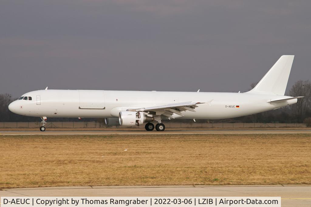 D-AEUC, 2008 Airbus A321-211P2F C/N 3504, Lufthansa Cargo Airbus A321P2F