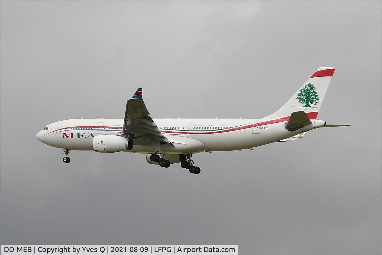 OD-MEB, 2009 Airbus A330-243 C/N 998, Airbus A330-243, On final rwy 26L, Roissy Charles De Gaulle airport (LFPG-CDG)
