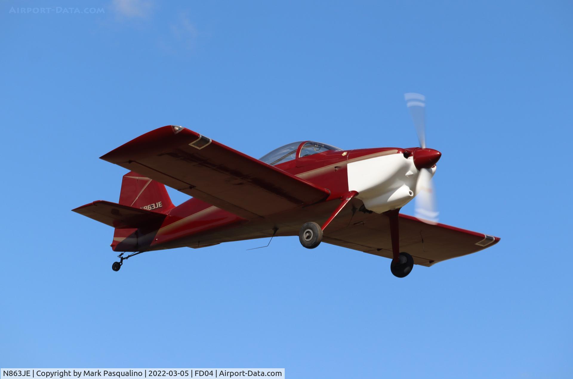 N863JE, Vans RV-6 C/N 20230, Vans RV-6