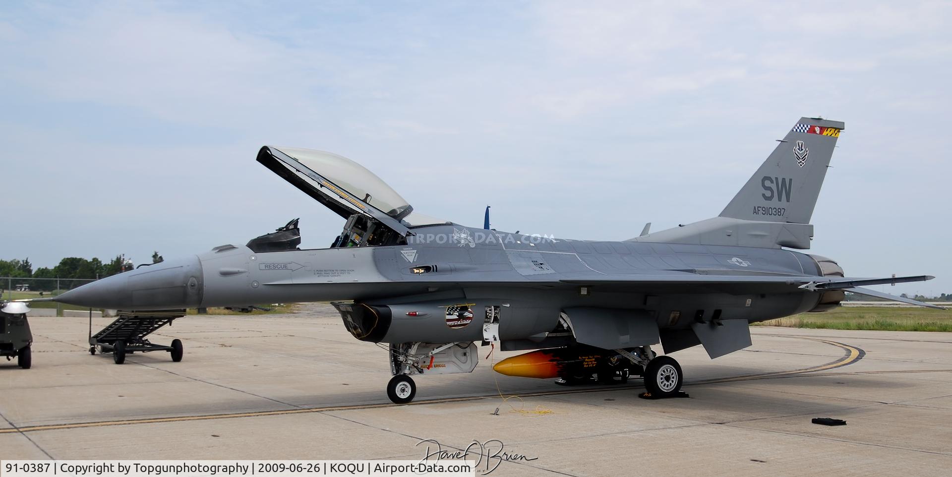 91-0387, 1991 General Dynamics F-16CM Fighting Falcon C/N CC-85, Backup Viper Demo jet