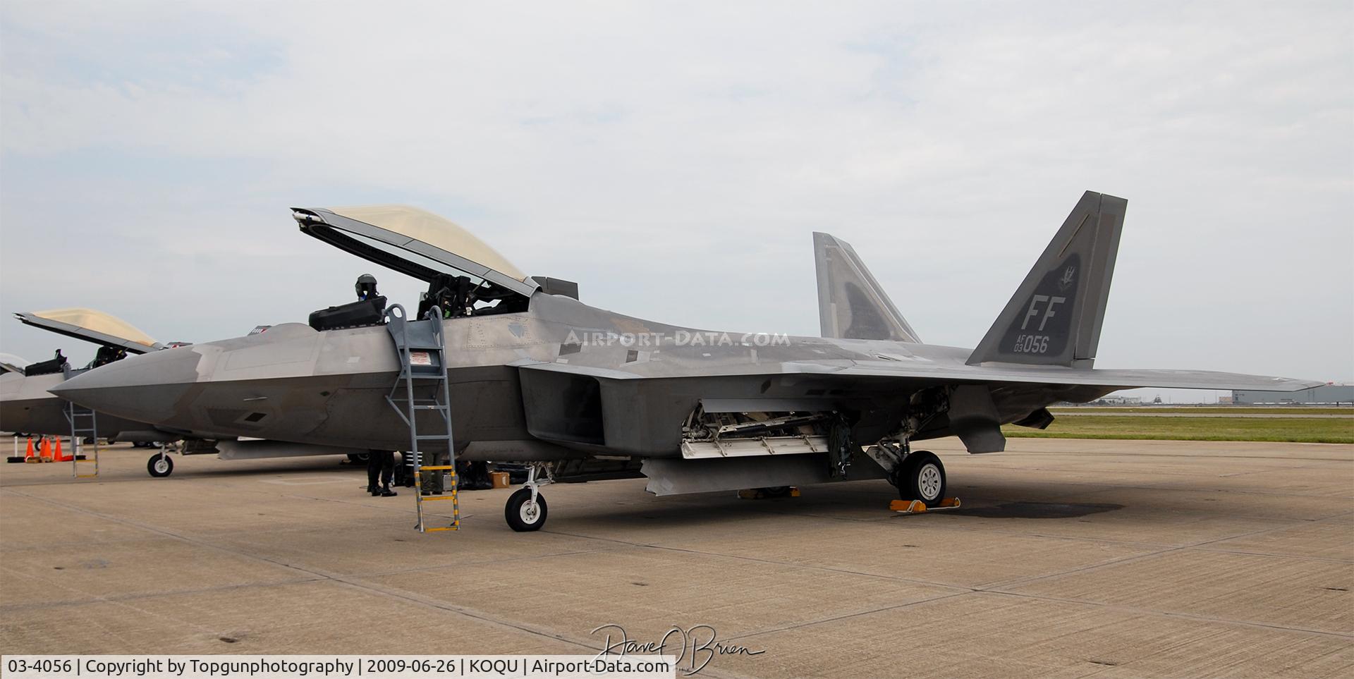 03-4056, 2003 Lockheed Martin F-22A Raptor C/N 4056, F-22 Raptor Demo jet