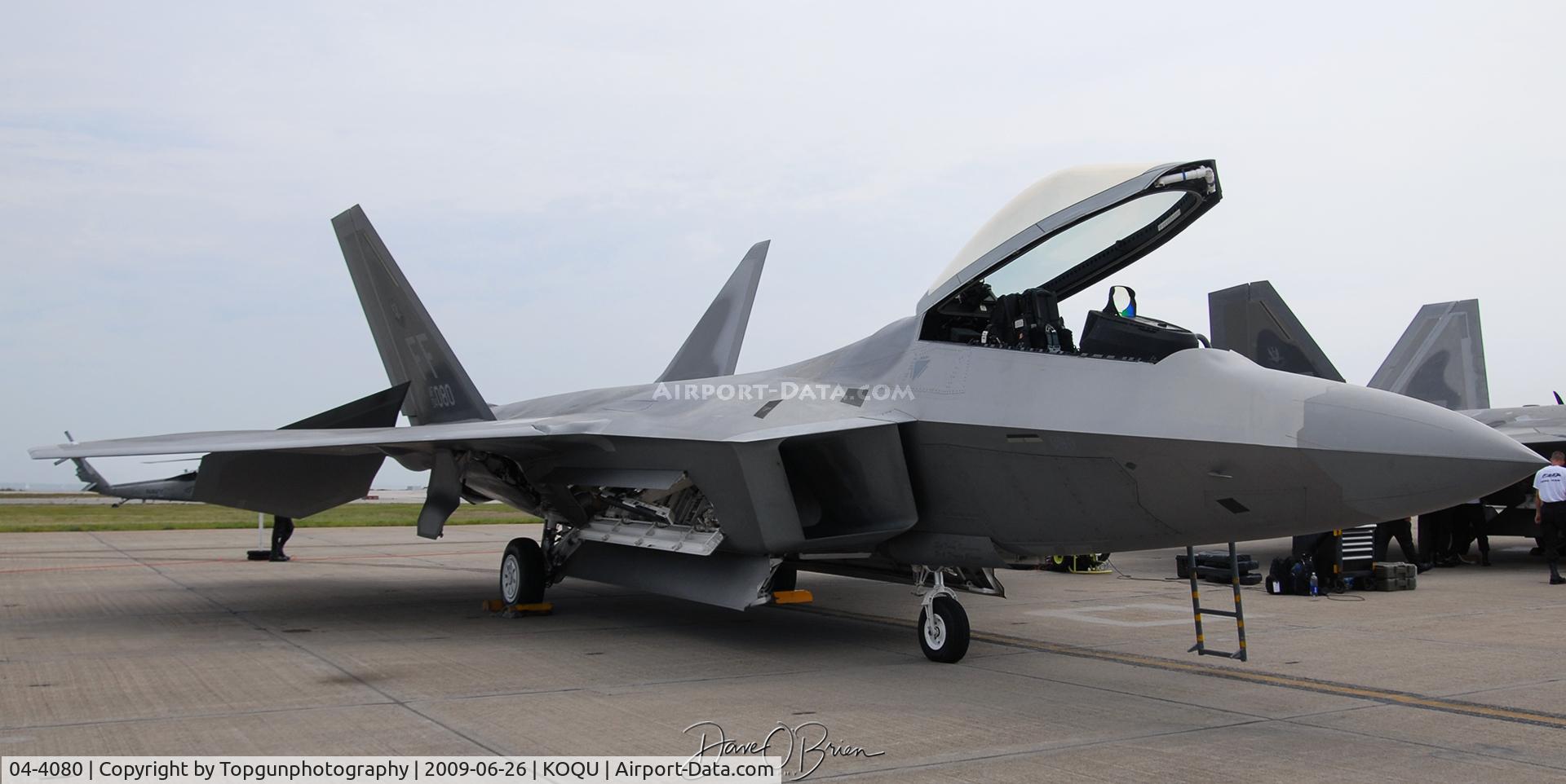 04-4080, 2004 Lockheed Martin F-22A Raptor C/N 4080, Backup Raptor Demo jet