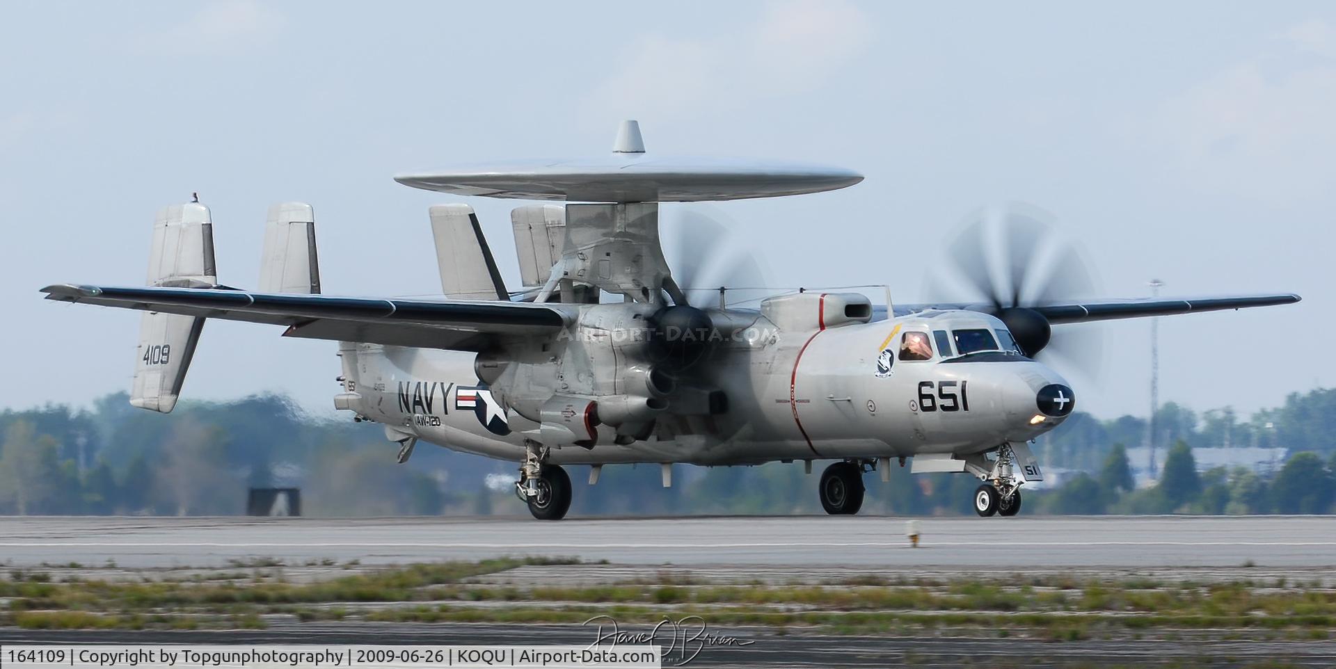 164109, Grumman E-2C Hawkeye Group 2 C/N A52-141, Static arrival